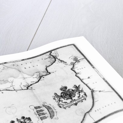 Map No.8 showing the route of the Armada fleet, engraved by Augustine Ryther, 1588 by Robert Adams
