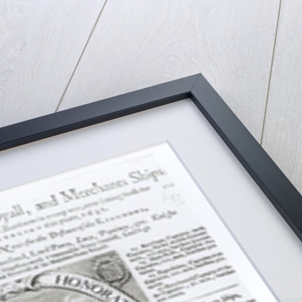 Portrait of Algernon Percy, tenth Earl of Northumberland accompanied by a list of his Majesty's Royal Navy, 1642 by English School