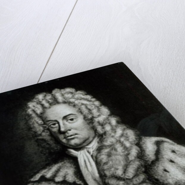 Portrait of James Brydges, first Duke of Chandos, engraved by Burnet Reading by Michael (after) Dahl