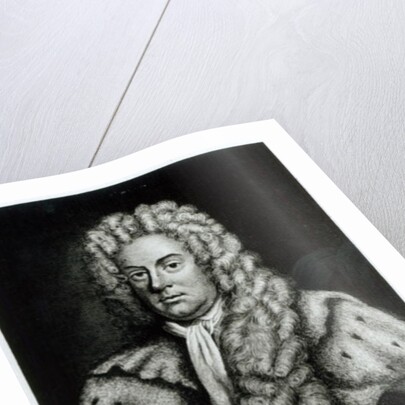 Portrait of James Brydges, first Duke of Chandos, engraved by Burnet Reading by Michael (after) Dahl