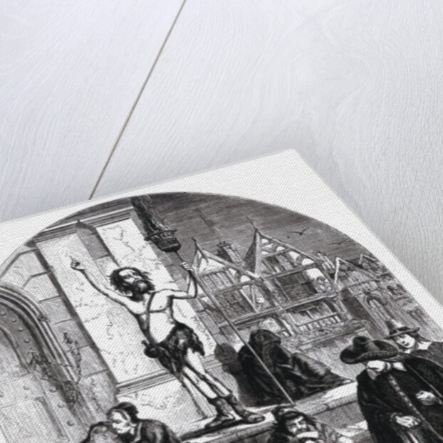 The Great Plague of 1665, the Enthusiast Denouncing London by English School