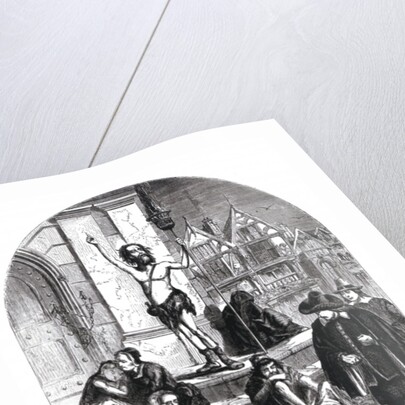 The Great Plague of 1665, the Enthusiast Denouncing London by English School