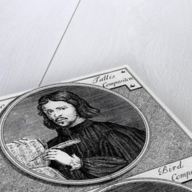 Thomas Tallis and William Byrd engraved by Niccolo Francesco Haym by Gerard Vandergucht