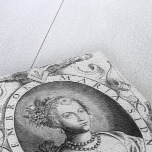 Portrait of Mary Sidney, Countess of Pembroke by J. de Courbes