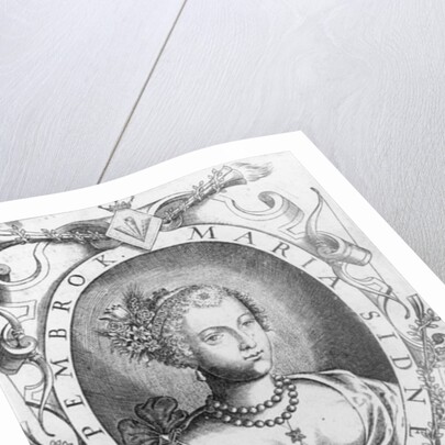 Portrait of Mary Sidney, Countess of Pembroke by J. de Courbes