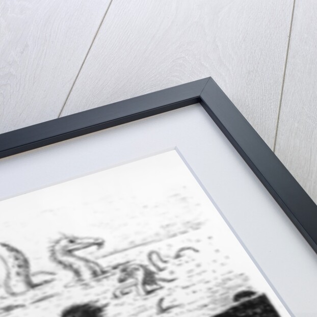 Prehistoric Peeps, 'No Bathing Today', 1884 by Edward Tennyson Reed