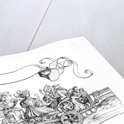 A Scene from Maximilian's Triumphal Procession, c.1516-18 by Hans Burgkmair