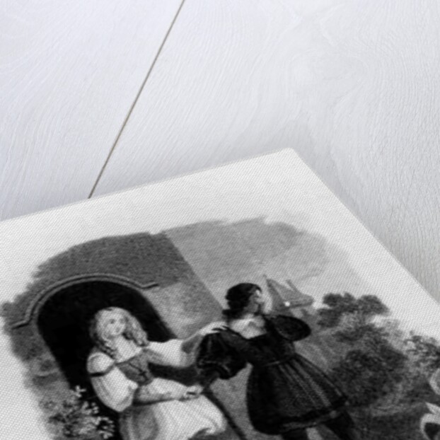 The Day of My Departure at Length Arrived, frontispiece from 'Frankenstein' by Mary Shelley engraved by William Chevalier by Theodor M. von Holst