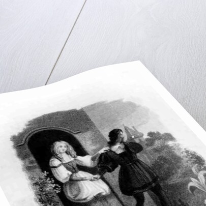 The Day of My Departure at Length Arrived, frontispiece from 'Frankenstein' by Mary Shelley engraved by William Chevalier by Theodor M. von Holst