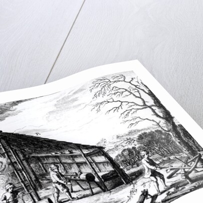 Clog Making by Dutch School