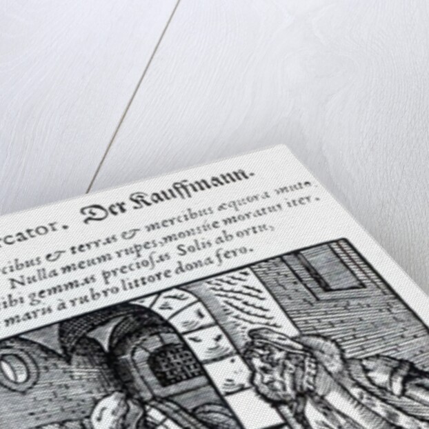 The Merchant. by German School