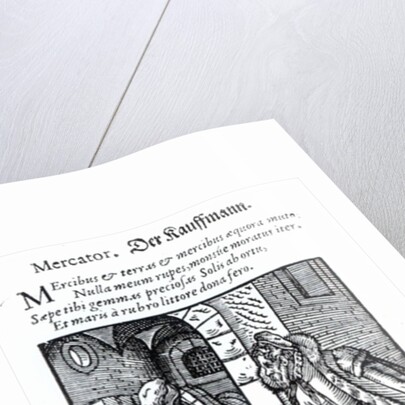 The Merchant. by German School