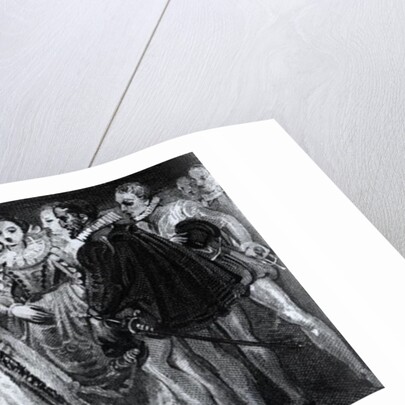 Queen Elizabeth I Knighting Francis Drake in 1581 by English School