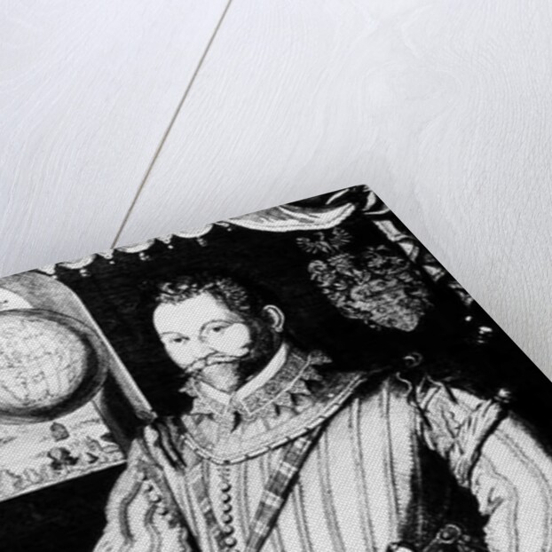 Portrait of Sir Francis Drake by Jodocus Hondius