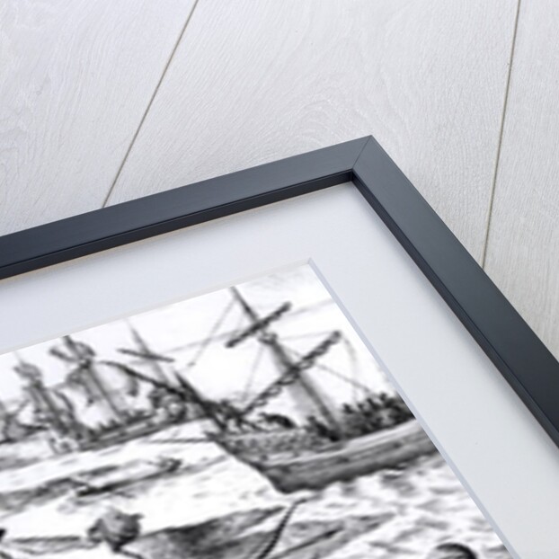 Francis Drake in the New World by English School