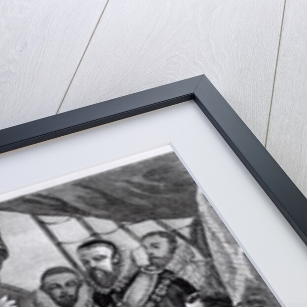 Queen Elizabeth I Knighting Francis Drake in 1581 by English School