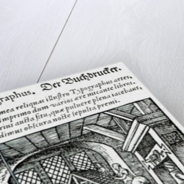 The Typographer. by German School