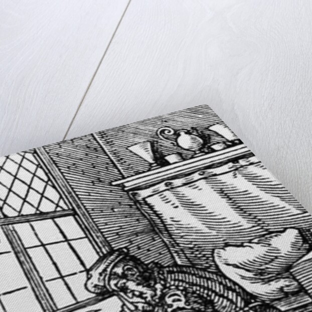 The Engraver by German School