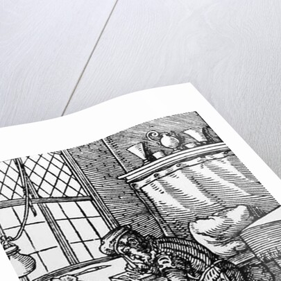 The Engraver by German School