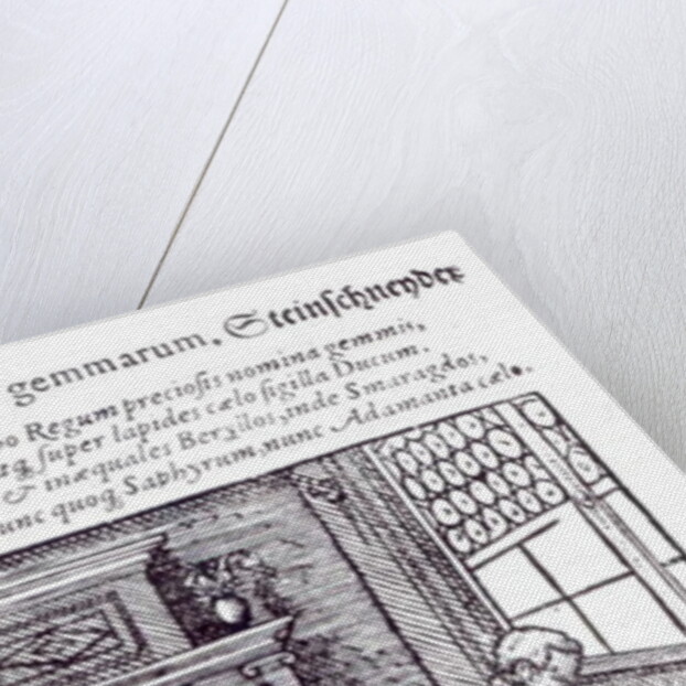 The Gem Engraver, published by Hartman Schopper by German School