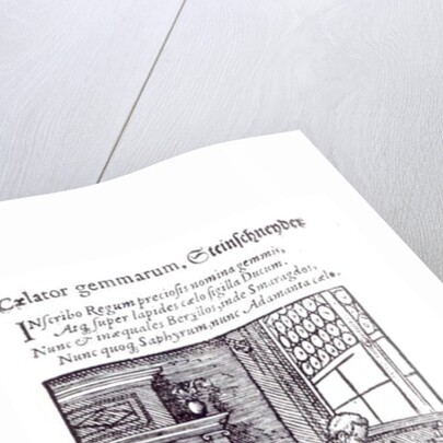 The Gem Engraver, published by Hartman Schopper by German School