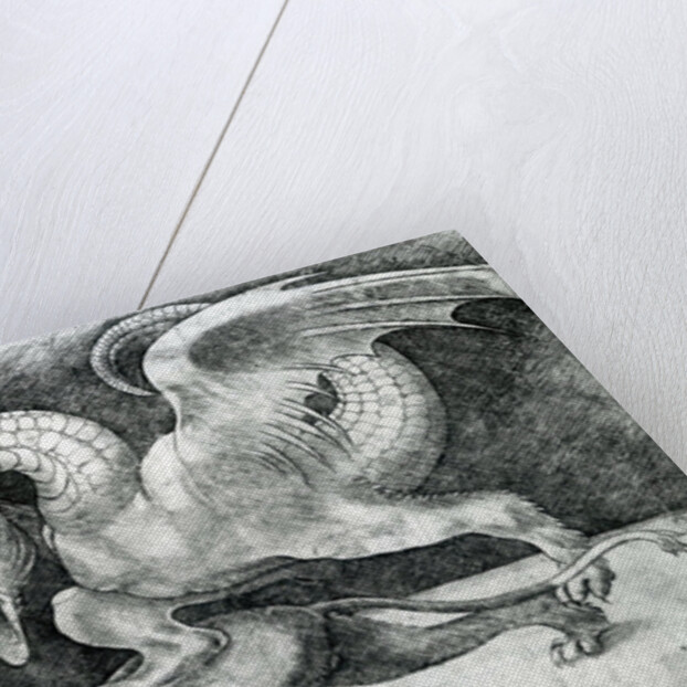 Dragon Fighting a Lion by Andrea Zoan