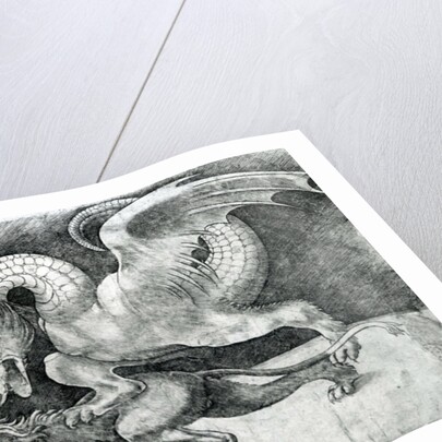 Dragon Fighting a Lion by Andrea Zoan
