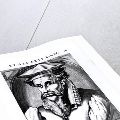 Portrait of Gerard Mercator engraved by Nicolas II de Larmessin by French School