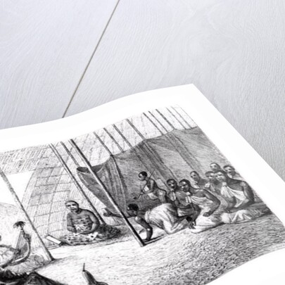 Speke Introduces Grant to the Queen Dowager of Uganda by English School