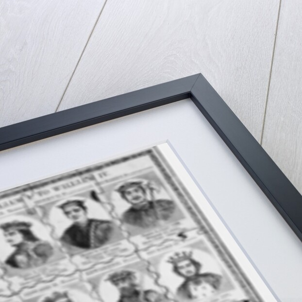 A Kings of England Jigsaw from William I to William IV by English School