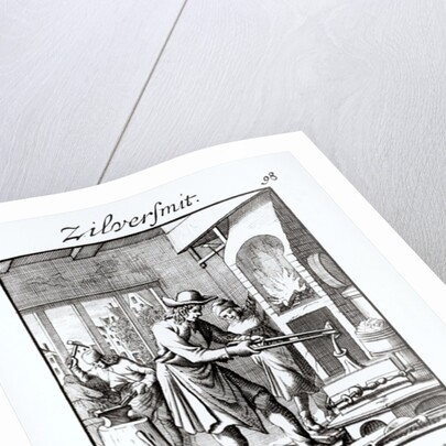 The Silversmith, 1718 by Dutch School