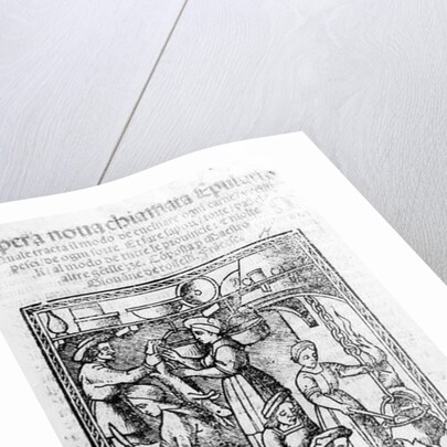 Frontispiece to an Italian cook book by Italian School