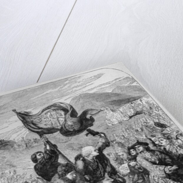 Erecting the Standard of the Young Pretender by English School