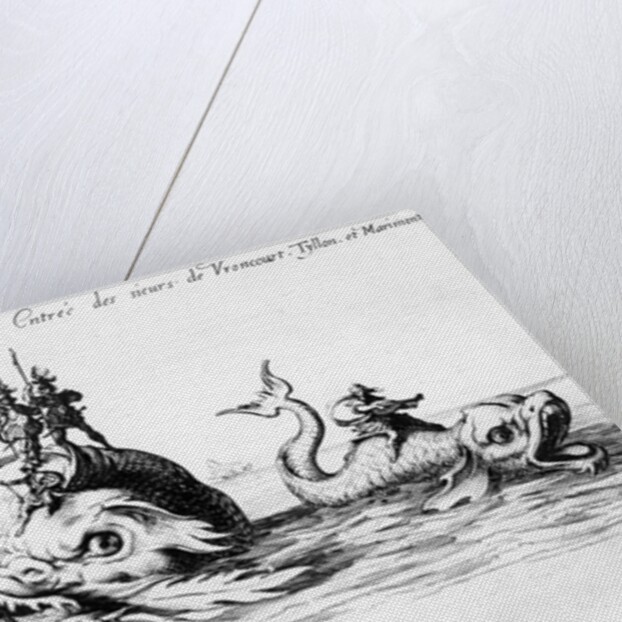 The Entrance of the Lords of Vroncourt, Tyllon, and Marimont by Jacques Callot