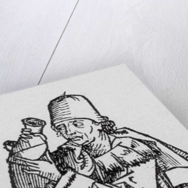 St. Anthony from 'Liber Chronicarum' by Hartmann Schedel 1493 by German School