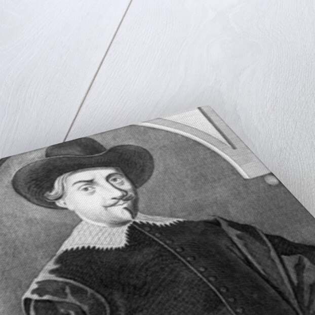 Portrait of Antony van Diemen engraved by Dirk Jongman by Matthys (after) Balen