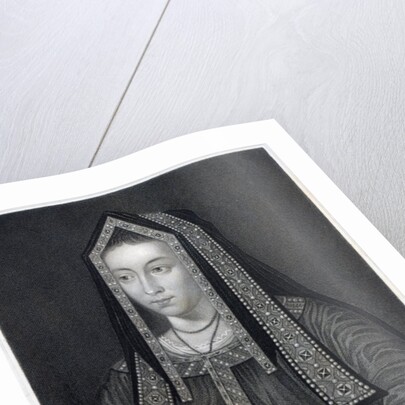 Portrait of Elizabeth of York by William the Younger Holl
