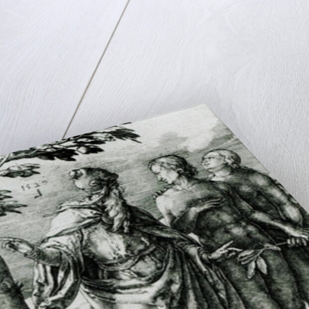 God shows Adam and Eve the Tree of Life in the Garden of Eden, 1529 by German School