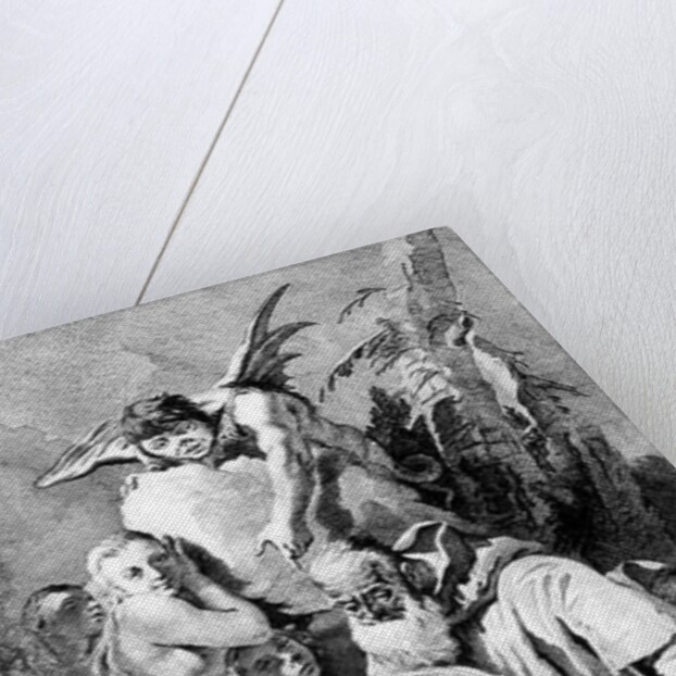 St. Anthony Abbot enduring the temptations of the Devil by Giovanni Battista Tiepolo