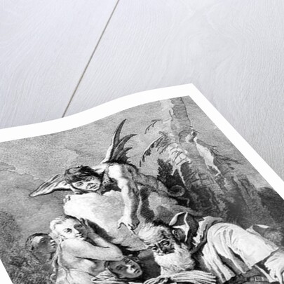 St. Anthony Abbot enduring the temptations of the Devil by Giovanni Battista Tiepolo