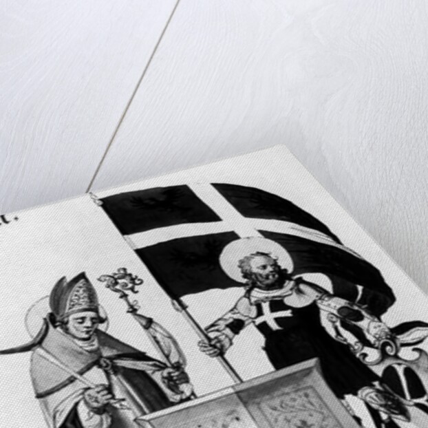 Saints Leodegarius and Mauritius by English School