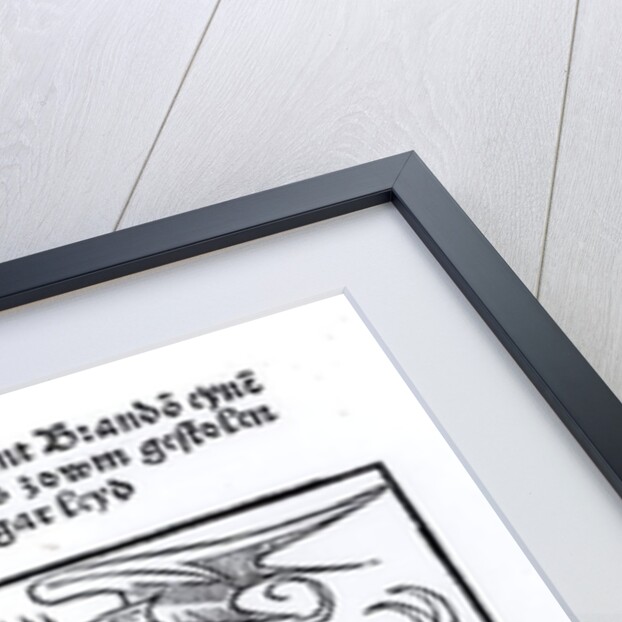 Scene from 'The Navigation of St. Brendan' by German School