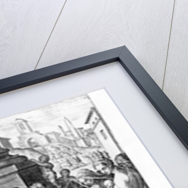 Saints Paul and Barnabas Preaching in Lystra by Jan van der Straet