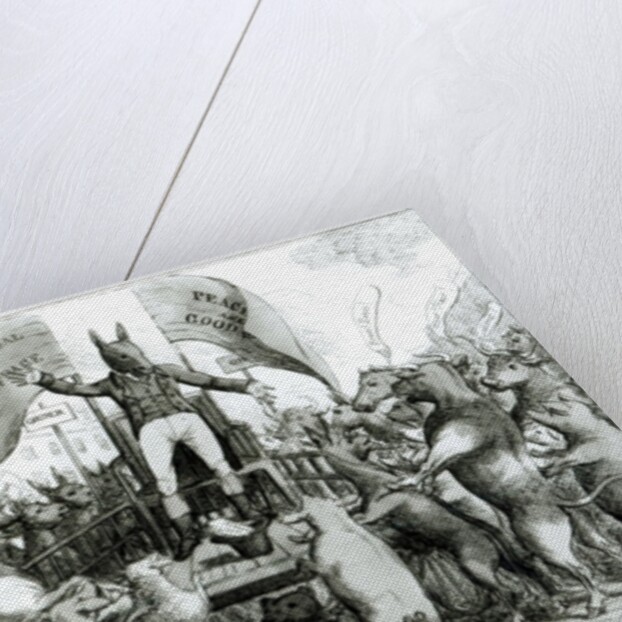 The Smithfield Parliament: Universal Suffrage by George Cruikshank