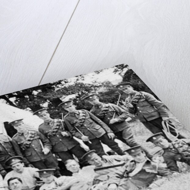 Group portrait of the 'London Mounted Army Service Corp' by English Photographer