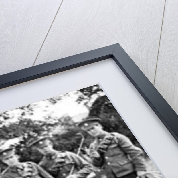 Group portrait of the 'London Mounted Army Service Corp' by English Photographer