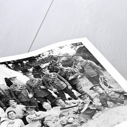 Group portrait of the 'London Mounted Army Service Corp' by English Photographer