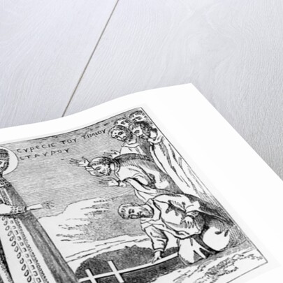 St. Helena Discovering the True Cross by English School