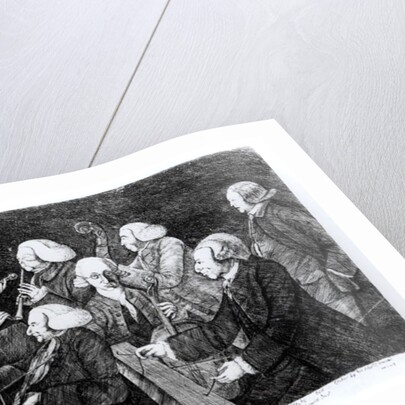 A Concert at Cambridge, 1770 by English School