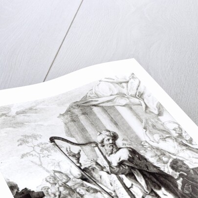 King David Playing the Lyre by Giuseppe Camerata (after)